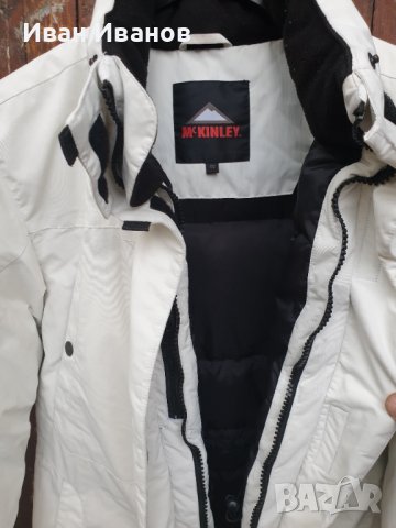 бяло дамско  дебело изолирано  яке McKINLEY EXODUS 10 000  размер Л-Хл, снимка 6 - Якета - 38763908