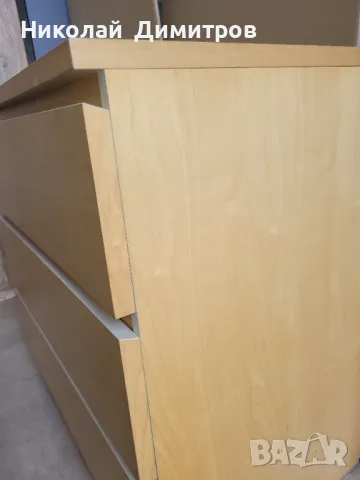 Продавам шкаф фурнир с 3 чекмеджета, снимка 5 - Шкафове - 49853446
