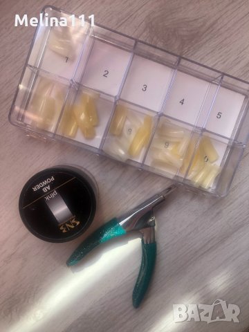 Сет за нокти ножичка акрил и нокти , снимка 2 - Продукти за маникюр - 34117189