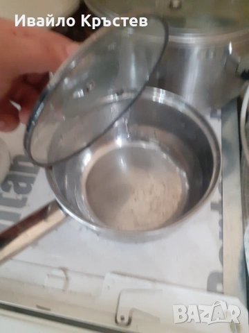 Продавам неръждаема тенджера с двойно дъно , снимка 3 - Съдове за готвене - 53518860