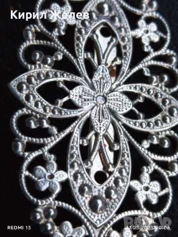 ФИЛИГРАННА ОРНАМЕНТИКА БРОШКА МНОГО КРАСИВА СТИЛЕН ДИЗАЙН 47030, снимка 2 - Други - 51395817