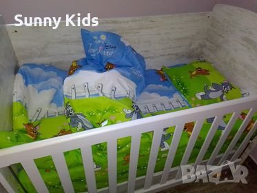 Комплект юрган, чаршаф, калъфка и възглавница с Том и Джери, снимка 5 - Спално бельо и завивки - 36077785