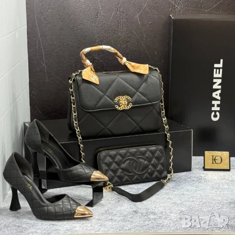 обувки на ток chanel , снимка 2 - Дамски обувки на ток - 50690976