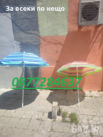 ГРАДИНСКИ ЧАДЪР, кръгъл чадър, плажен чадър, снимка 3 - Градински мебели, декорация  - 41308242