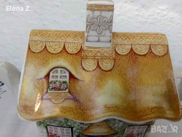 Симпатичен малък чайник Sadler Rose Cottage, снимка 9 - Аксесоари за кухня - 56046242