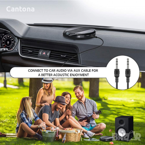 Gueray портативен CD плейър HiFi Classic Personal CD Discman със слушалки, защита срещу прескачане, , снимка 4 - Радиокасетофони, транзистори - 36128306