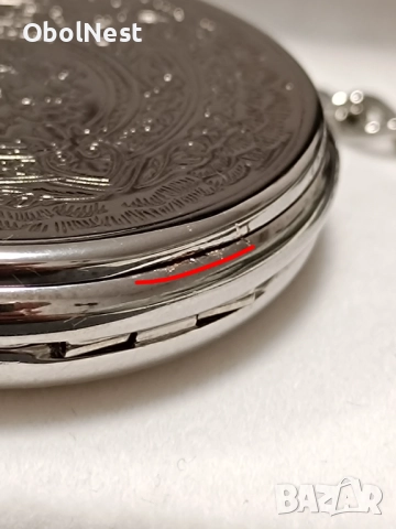 Елегантен джобен часовник LEGEND 85416CP - швейцарски механизъм Ronda, снимка 13 - Мъжки - 52367262