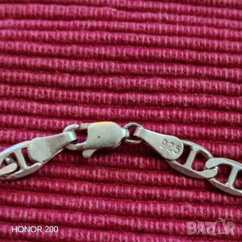 Сребърна гривна, унисекс. , снимка 3 - Колиета, медальони, синджири - 53667754