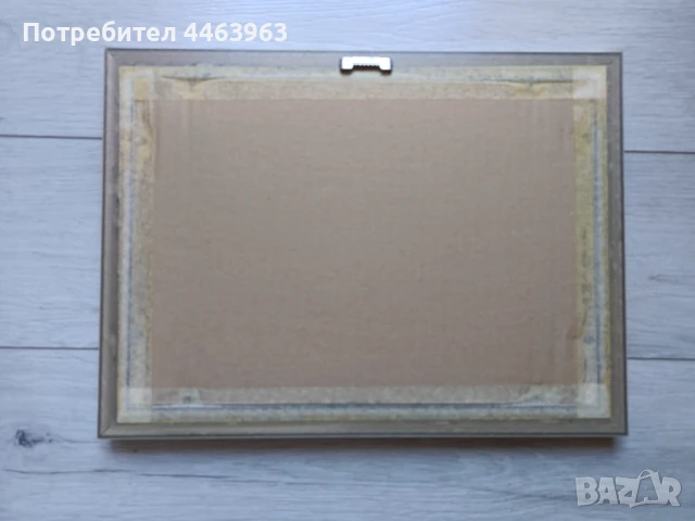 гоблен ,,Утрото след Коледа", 32/22 см, снимка 3 - Гоблени - 51278802