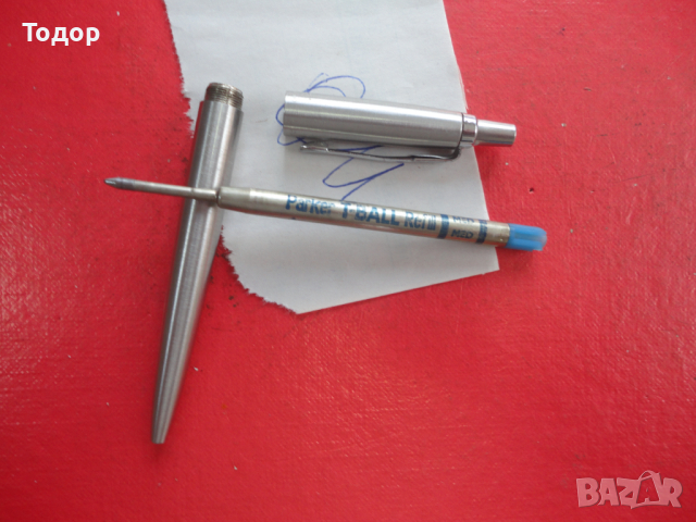 Химикал химикалка Parker Made in England, снимка 7 - Ученически пособия, канцеларски материали - 44733603