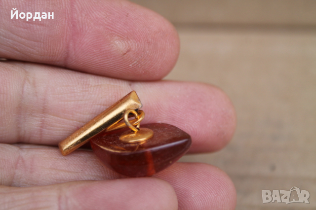СССР кехлибарени копчета за ръкавели, снимка 3 - Антикварни и старинни предмети - 44792684