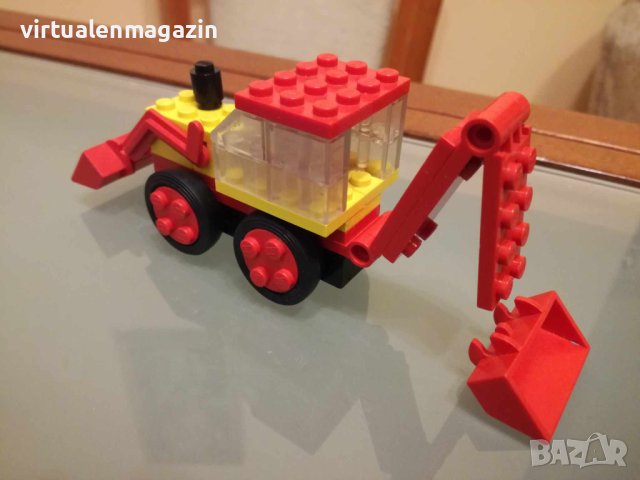 Много стар Конструктор Лего - LEGO Construction 642-2 - Double Excavator, снимка 4 - Колекции - 42093261