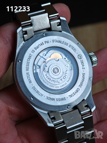 Hamilton Khaki Field Officer Auto 44 mm, снимка 4 - Мъжки - 52814892