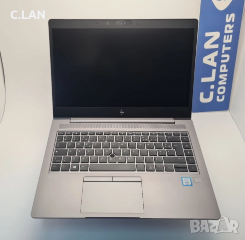 HP ZBook 14u G5 i7 8659U/16GB/512SSD/Radeon Pro WX3100/FHD/Подсветка, снимка 5 - Лаптопи за работа - 52685744