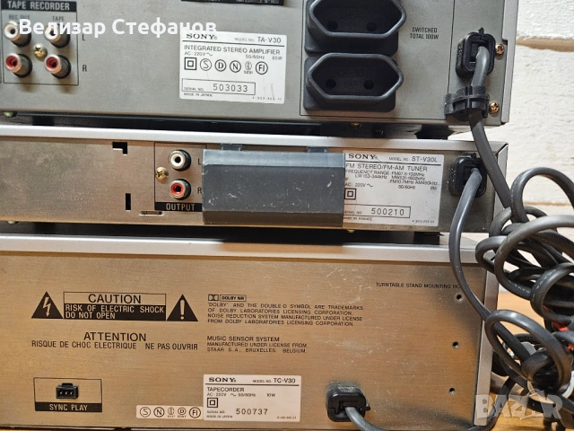  ВИНТИДЖ SONY HI-FI СЕТ, снимка 6 - Аудиосистеми - 53489962