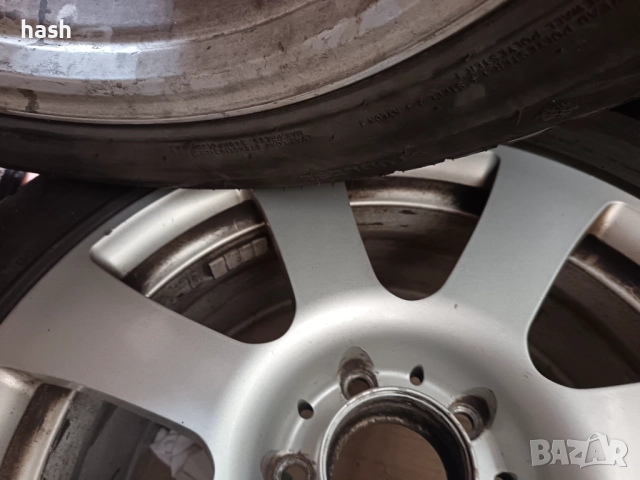 Джанти с фуми 5х112 Mercedes 17", снимка 6 - Гуми и джанти - 51548311