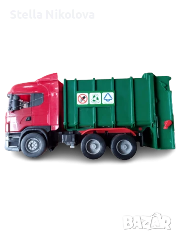 Детски Сметосъбирачен камион с инерционен механизъм