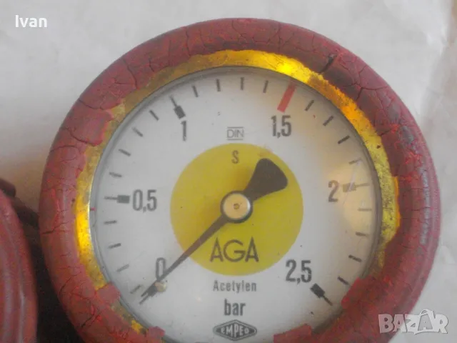 AGA Немски РЕДУЦИР ВЕНТИЛ ЗА АЦЕТИЛЕН С ИСКРОГАСИТЕЛ РЕГУЛАТОР НАЛЯГАНЕ за оксижен горелка резак, снимка 9 - Други инструменти - 47614201