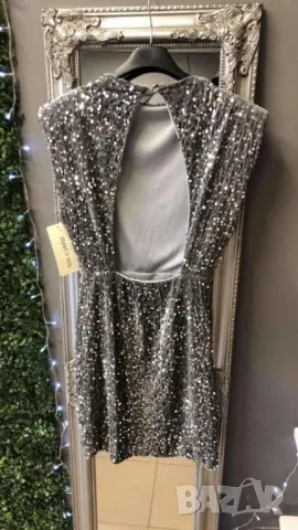 парти рокля с гол гръб , снимка 2 - Рокли - 50427736