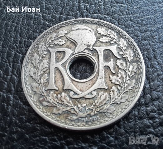 Стара монета 25 сантима 1929 г. Франция- красива !, снимка 10 - Нумизматика и бонистика - 42219448