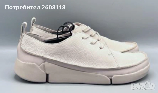Дамски обувки CLARKS Trigenic Бежови - № 40, естествена мека кожа, снимка 3 - Дамски ежедневни обувки - 53491680