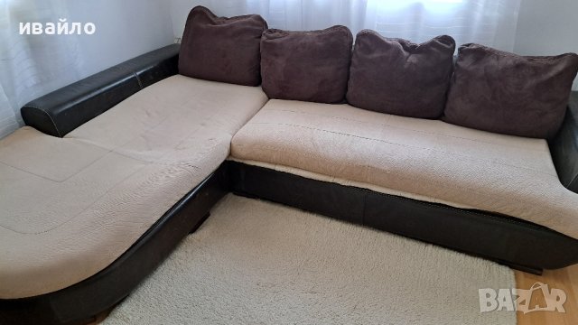ъглов диван 