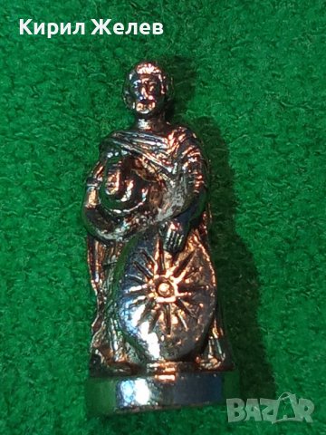 СРЕБРИСТА МЕТАЛНА ФИГУРКА РИМЛЯНИН РИЦАР ФИГУРА за ШАХМАТ 24386, снимка 2 - Колекции - 34369846