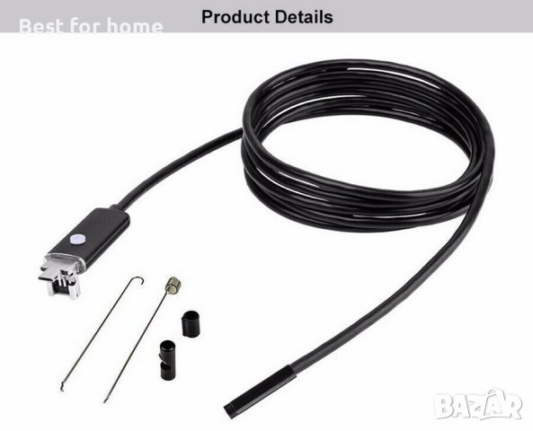 Ендоскопска камера 10 метра HD с 7мм глава, снимка 6 - Други инструменти - 41719128