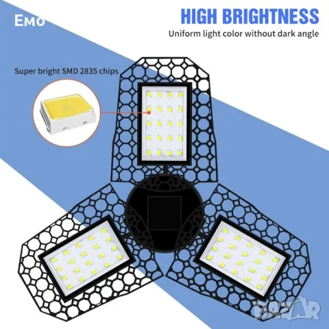 Деформируема соларно осветление 5V деформируема крушка. LED светлини със слънчеви панели, снимка 11 - Лед осветление - 48199761