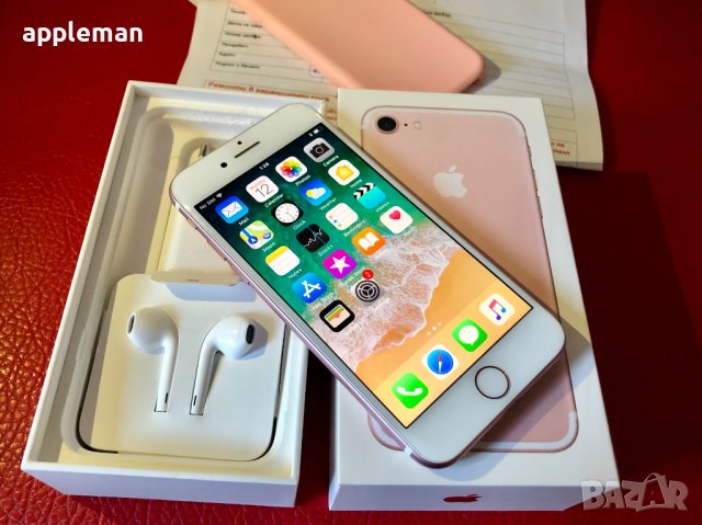 Apple iPhone 7 32Gb  розово злато Фабрично отключен, снимка 9 - Apple iPhone - 36688430