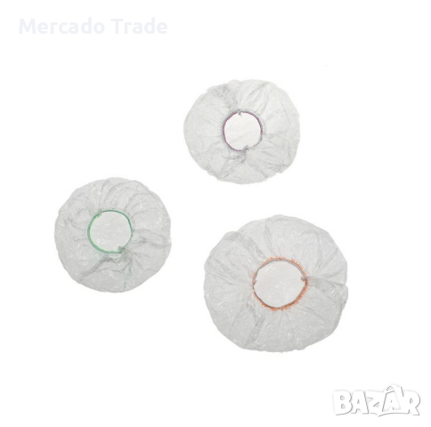 Покривала за купички Mercado Trade, За храна прозрачни, 2 размера, 30бр.