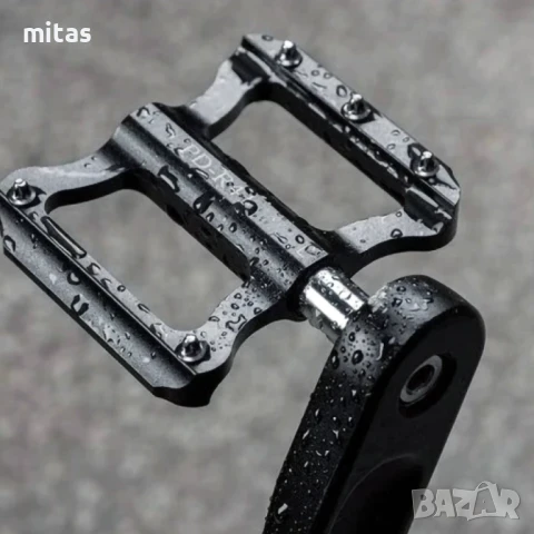 Ултра леки алуминиеви педали за велосипед PROMEND R41, Черни, 250гр., снимка 9 - Части за велосипеди - 50954893