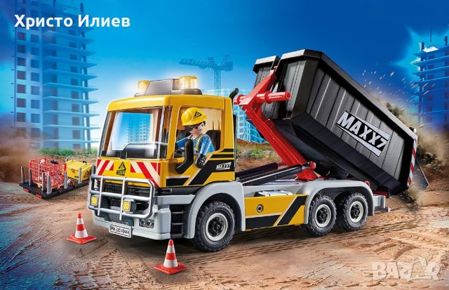 Playmobil 70444 City Action Голям строителен камион Нов конструктор, снимка 4 - Конструктори - 39681850