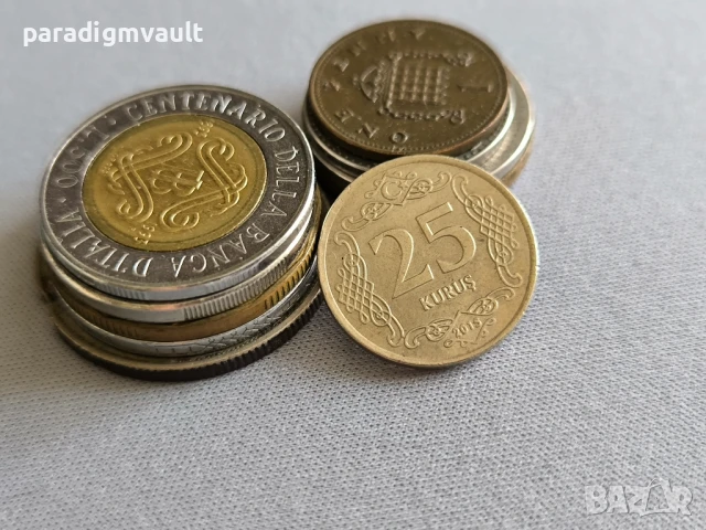 Монета - Турция - 25 куруша | 2015г.