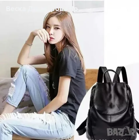 Елегантна, лека, водо и студоустойчива унисекс раница BAG89, снимка 3 - Раници - 48179067