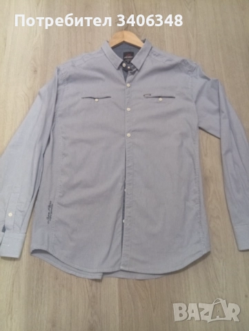 Мъжка риза и яке, размер XL., снимка 3 - Ризи - 52776686