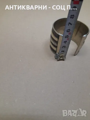 Стара Посребрена Гривна., снимка 7 - Антикварни и старинни предмети - 48021142