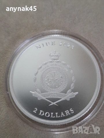 Сребро 1 oz. icon кралица Елизабет, снимка 4 - Нумизматика и бонистика - 53481065