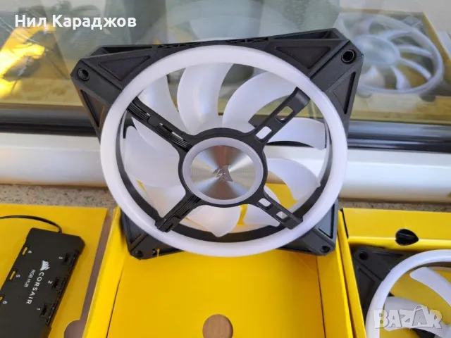 Вентилатори за компютърни кутии Corsair QL140 RGB LED, снимка 2 - Други - 49035887
