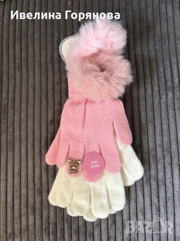 нови, вносни зимни комплекти – шапки и ръкавици, размери от 1г. до 4г. , снимка 4 - Шапки, шалове и ръкавици - 52792854