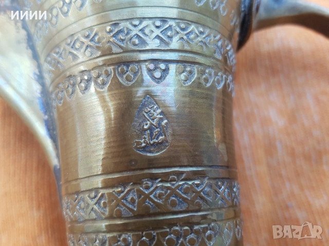 Османски чайник чаканка кафеник ибрик, снимка 5 - Антикварни и старинни предмети - 53357941