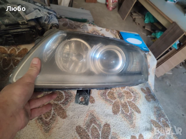 Ляв фар биксенон без завиване за Ауди А6 ц6 4ф Audi A6 c6 4f, снимка 3 - Части - 50769971