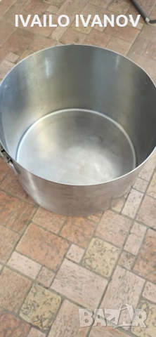 Казан на Хром Силистра 60литра дебела неръждавеика 2мм алпака , снимка 3 - Други стоки за дома - 53799362