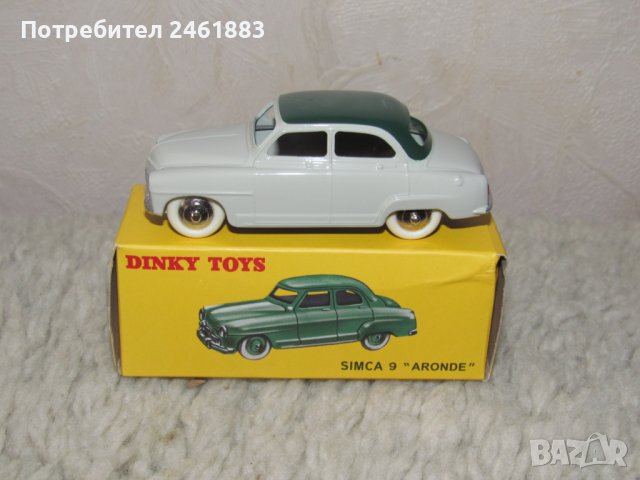 1/43 модел на Симка, Dinky Simca 9 Aronde. Нова, снимка 1 - Колекции - 39333413