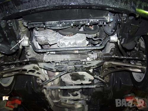 Метална кора под двигател и радиатор BMW Seria 3 E46 1998г – 2005г бензин, снимка 6 - Аксесоари и консумативи - 51117550