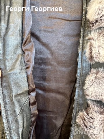 Страхотно яке естествена кожа и чинчила, снимка 14 - Якета - 44290603