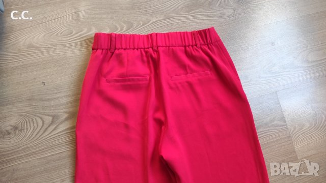 Елегантен червен панталон, р-р 34, снимка 2 - Панталони - 42692043