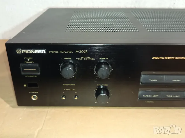 Стерео усилвател Pioneer A-302R, снимка 4 - Ресийвъри, усилватели, смесителни пултове - 56074718
