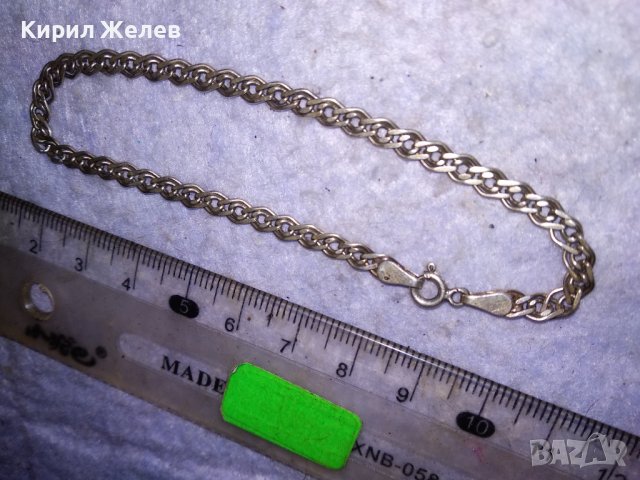 КРАСИВА СРЕБЪРНА ГРИВНА СРЕБРО 925 ЗДРАВА РЕТРО ПЛЕТКА РЪЧНА МАЙСТОРСКА ИЗРАБОТКА 38522, снимка 7 - Гривни - 41462540