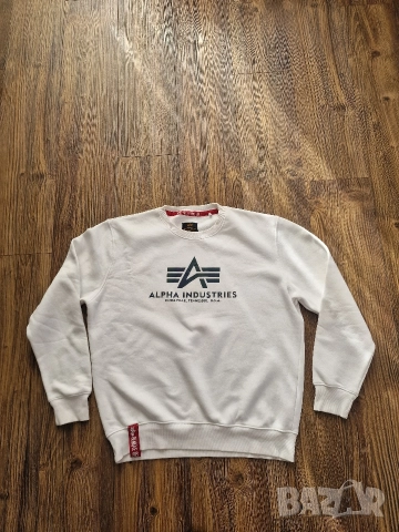 Страхотна мъжка блуза суитчър ALPHA INDUSTRIES размер L 